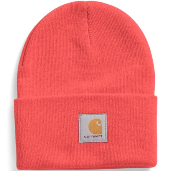 NEW CARHARTT Cuffed Knit Beanie Bittersweet unisex 161mn - Picture 2 of 5